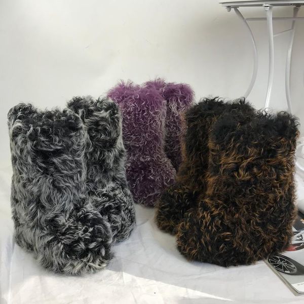 boots womens round toe mid calf real mongolian lamb fur furry hidden heel warm winter snow shoes custom made colors 2022, Black
boots womens round toe mid calf real mongolian lamb fur furry hidden heel warm winter snow shoes custom made colors 2022, Black