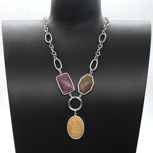 pendant necklaces classic style stainless steel and wood big pieces necklace for ladies jewelry j013, Silver
pendant necklaces classic style stainless steel and wood big pieces necklace for ladies jewelry j013, Silver
