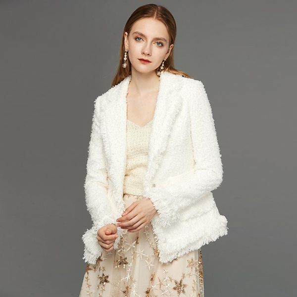 women's jackets jacket white tweed 2021 spring / autumn slim slimming ladies coat, Black;brown
women's jackets jacket white tweed 2021 spring / autumn slim slimming ladies coat, Black;brown