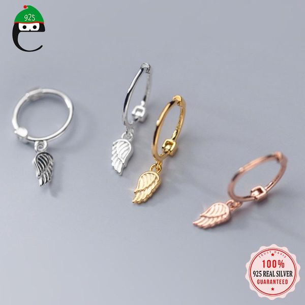 hoop & huggie elfoplatasi real 925 sterling silver fashion cute angle wing charm earring for women wedding party fine s925 jewelry da2080, Golden;silver
hoop & huggie elfoplatasi real 925 sterling silver fashion cute angle wing charm earring for women wedding party fine s925 jewelry da2080, Golden;silver