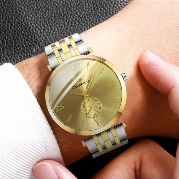 wristwatches stainless steel band men usiness watches fashion male analog quartz relogio masculino, Slivery;brown
wristwatches stainless steel band men usiness watches fashion male analog quartz relogio masculino, Slivery;brown