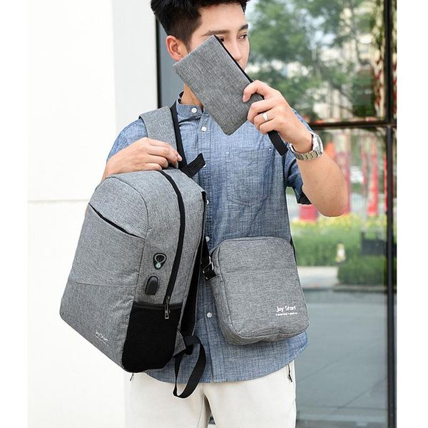 backpack 3pc men's computer casual student school bag multifunctional backpacks outdoor women travel
backpack 3pc men's computer casual student school bag multifunctional backpacks outdoor women travel