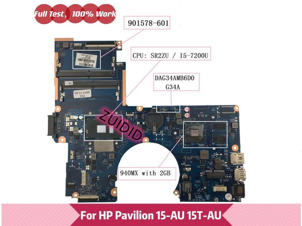 motherboards 901578-601 for 15-au 15t-au tpn-q172 lapmotherboard dag34amb6d0 g34a 901578-501 901578-001 with sr2zu -7200u 940mx/2g
motherboards 901578-601 for 15-au 15t-au tpn-q172 lapmotherboard dag34amb6d0 g34a 901578-501 901578-001 with sr2zu -7200u 940mx/2g