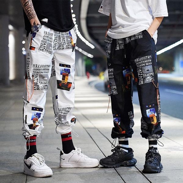 men's pants 2021 high street fashionable printed jogger trouser hip hop homens casual bermuda harem sweatpants streetwear, Black
men's pants 2021 high street fashionable printed jogger trouser hip hop homens casual bermuda harem sweatpants streetwear, Black