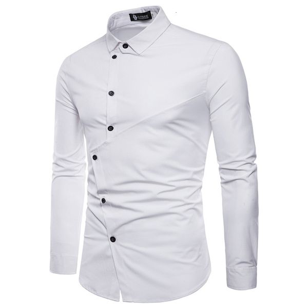 Male turn down collar placket cardigan custom shirt tailoring thin tops, White;black
Male turn down collar placket cardigan custom shirt tailoring thin tops, White;black
