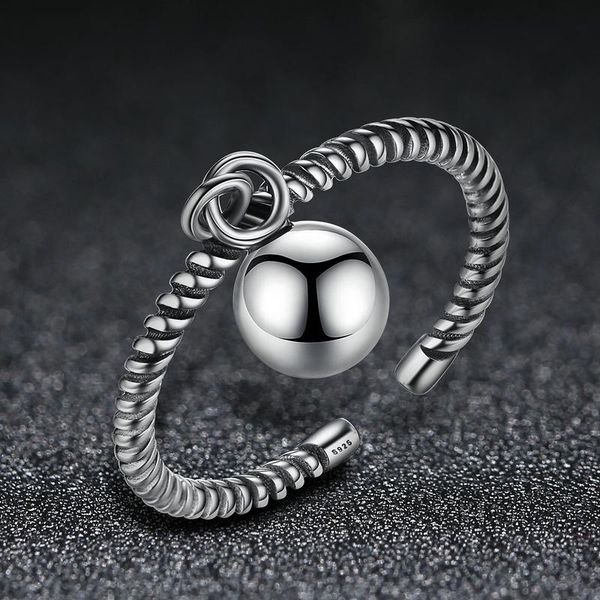 cluster rings vintage 925 sterling silver for women simple ball twisted rope adjustable open cuff tibetan ring female, Golden;silver
cluster rings vintage 925 sterling silver for women simple ball twisted rope adjustable open cuff tibetan ring female, Golden;silver