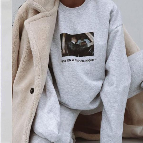 women's hoodies & sweatshirts gray pullover letter pattern print casual crewneck loose sweatshirt women long sleeve oversized hoddies f, Black
women's hoodies & sweatshirts gray pullover letter pattern print casual crewneck loose sweatshirt women long sleeve oversized hoddies f, Black