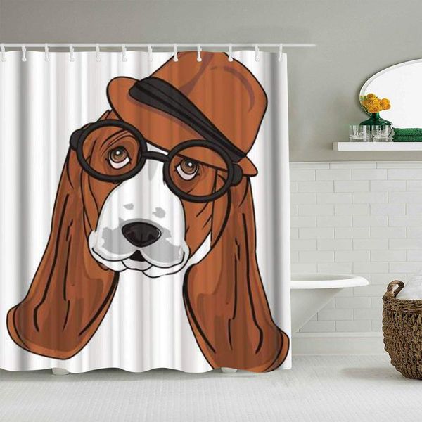 shower curtain head dog hat glasses basset hound waterproof bath curtains hooks included -bathroom decorative ideas polyester
shower curtain head dog hat glasses basset hound waterproof bath curtains hooks included -bathroom decorative ideas polyester
