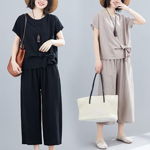 cotton and line summer cloth women plus size sports suit pant two piece set sportwear tracksuit matching outfit dress, White
cotton and line summer cloth women plus size sports suit pant two piece set sportwear tracksuit matching outfit dress, White