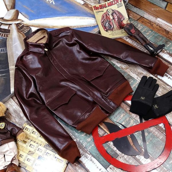 men's leather & faux jacket a2 flying (lucky bell), Black
men's leather & faux jacket a2 flying (lucky bell), Black