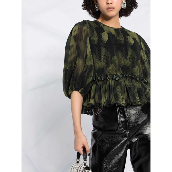 women's sweaters sweaters women o-neck pleated blouse long puff sleeve tunic ink painting ruffles trim shirt spring s hw8e, White;black
women's sweaters sweaters women o-neck pleated blouse long puff sleeve tunic ink painting ruffles trim shirt spring s hw8e, White;black
