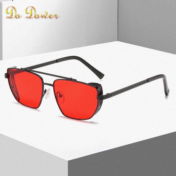 sunglasses 2021 steampunk double beam men design women fashion metal square frame color lens eyewear uv400, White;black
sunglasses 2021 steampunk double beam men design women fashion metal square frame color lens eyewear uv400, White;black