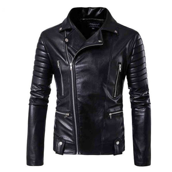 2019 high-end brand men zipper woerine casual pu leather locomotive logan bomber et slim coat size 5xl, Black
2019 high-end brand men zipper woerine casual pu leather locomotive logan bomber et slim coat size 5xl, Black