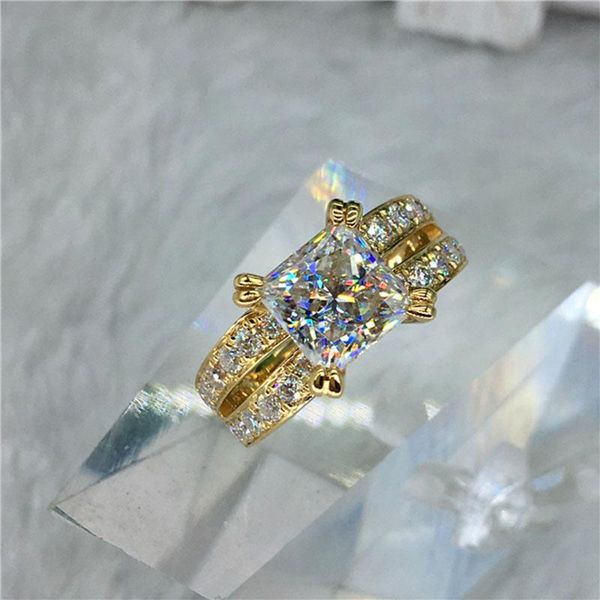 cluster rings 100% 18k gold ring 2ct d color vvs moissanite diamond wedding with national certificate 006, Golden;silver
cluster rings 100% 18k gold ring 2ct d color vvs moissanite diamond wedding with national certificate 006, Golden;silver
