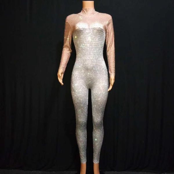 women's jumpsuits & rompers rhinestone jumpsuit women evening birthday party prom elastic tights bodysuit club dj singer outfits dance, Black;white
women's jumpsuits & rompers rhinestone jumpsuit women evening birthday party prom elastic tights bodysuit club dj singer outfits dance, Black;white
