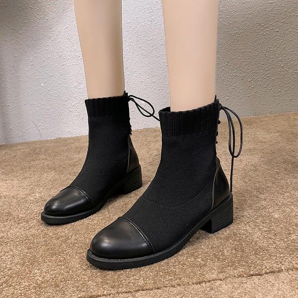 boots women black ankle sock 2021 fashion spring autumn stretch chunky high heels round toe shoes warm plush
boots women black ankle sock 2021 fashion spring autumn stretch chunky high heels round toe shoes warm plush
