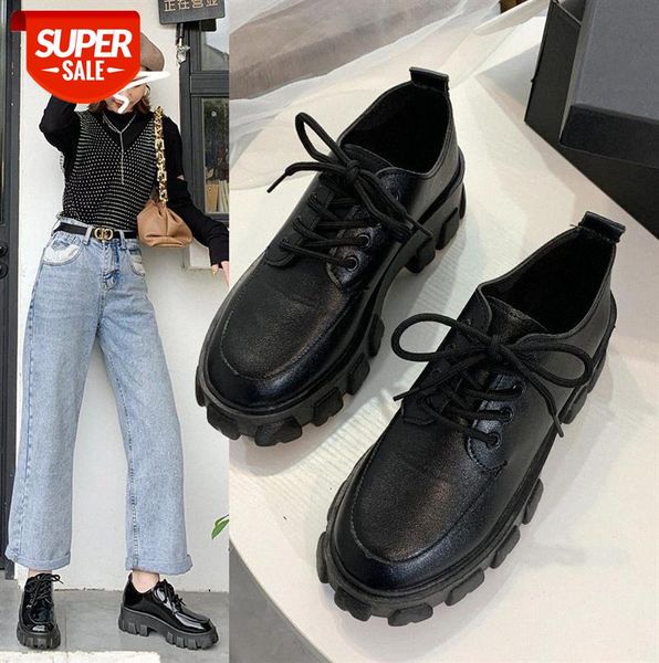 small leather shoes female ins tide british style japanese platform single jk uniform #1v0u, Black
small leather shoes female ins tide british style japanese platform single jk uniform #1v0u, Black