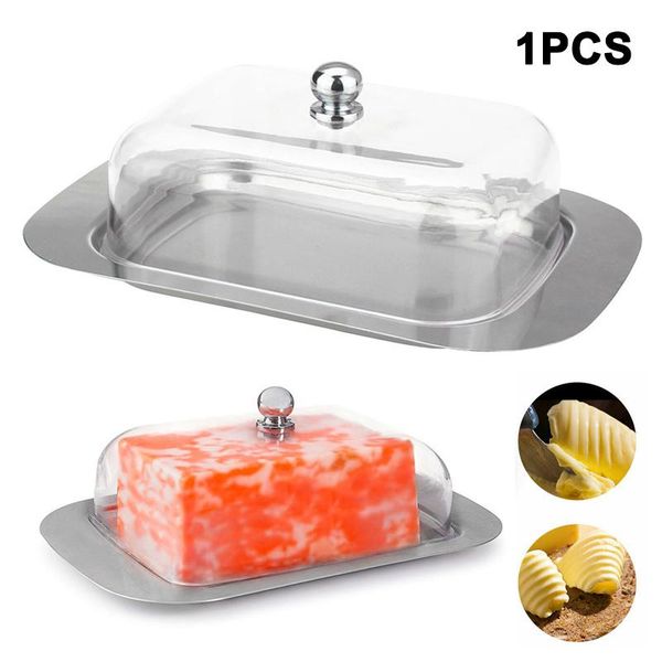 storage bottles & jars 304 stainless steel butter dish box container cheese server keeper tray with lid kitchen dinnerware-35
storage bottles & jars 304 stainless steel butter dish box container cheese server keeper tray with lid kitchen dinnerware-35