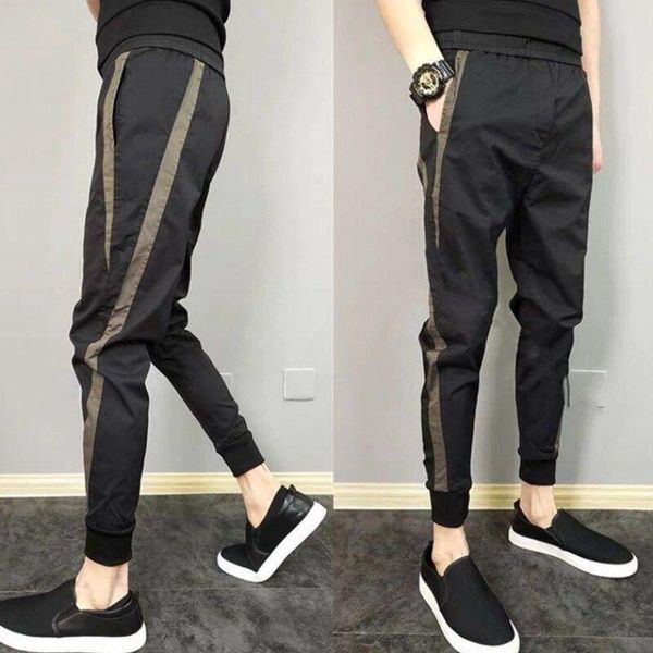 men's pants pantalones casuales de verano para hombre, versión coreana del chico espiritual, delgados, pies haz nueve punto, Black
men's pants pantalones casuales de verano para hombre, versión coreana del chico espiritual, delgados, pies haz nueve punto, Black