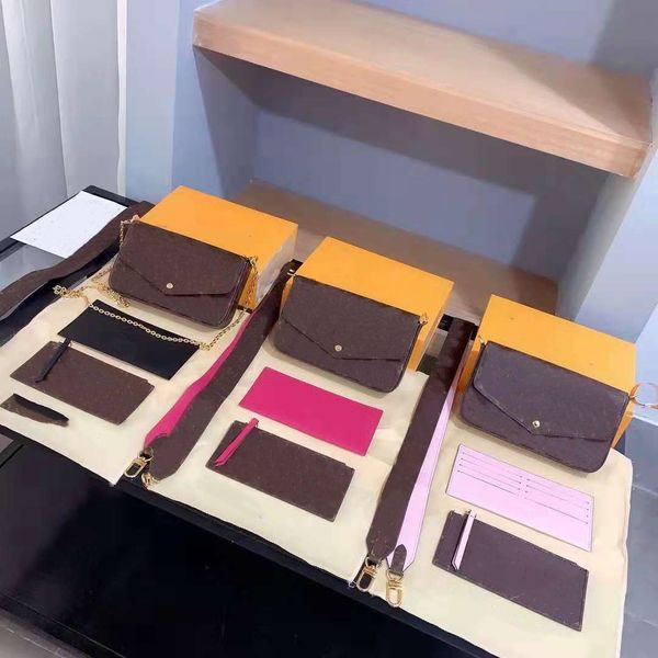 three in one chain bag genuine leather handbags handbag old flower wide strap women's single girls women shoulder bags messenger
three in one chain bag genuine leather handbags handbag old flower wide strap women's single girls women shoulder bags messenger