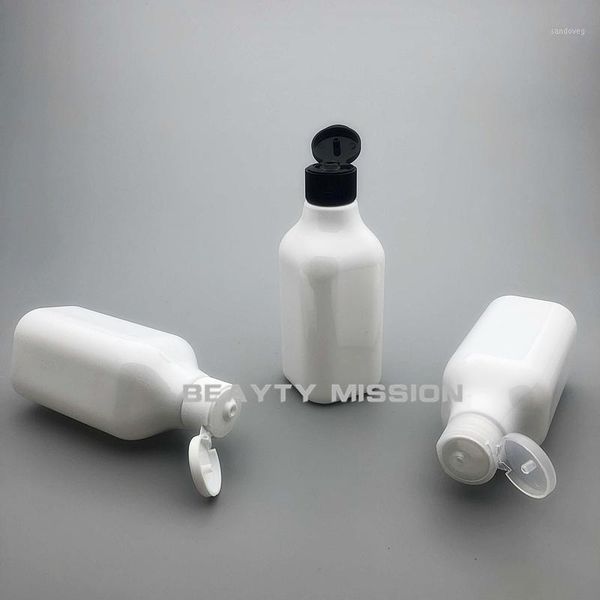 storage bottles & jars 200ml 24pcs empty white plastic flip screw cap bottle,shampoo square cosmetic essential oil bottle, container 
storage bottles & jars 200ml 24pcs empty white plastic flip screw cap bottle,shampoo square cosmetic essential oil bottle, container