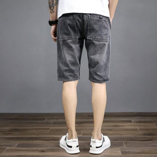 men's jeans denim shorts knee length pants summer thin loose korean style straight trendy brand short 861f, Blue
men's jeans denim shorts knee length pants summer thin loose korean style straight trendy brand short 861f, Blue