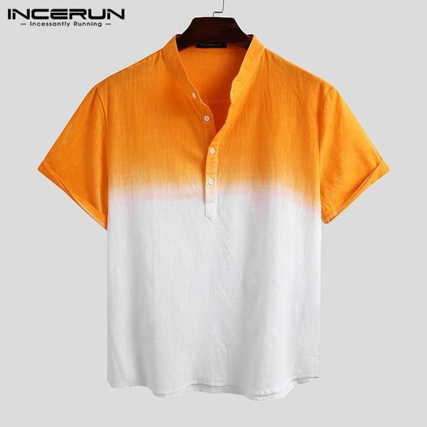 fashion men casual shirt brand gradient cotton streetwear short sleeve 2021 chemise breathable harajuku blouse summer men's shirts, White;black
fashion men casual shirt brand gradient cotton streetwear short sleeve 2021 chemise breathable harajuku blouse summer men's shirts, White;black