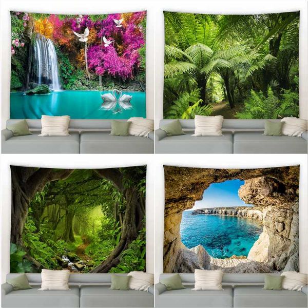 tapestries landscape big tapestry beautiful natural forest tropical rainforest hippie wall hanging large bedroom decor blanket
tapestries landscape big tapestry beautiful natural forest tropical rainforest hippie wall hanging large bedroom decor blanket