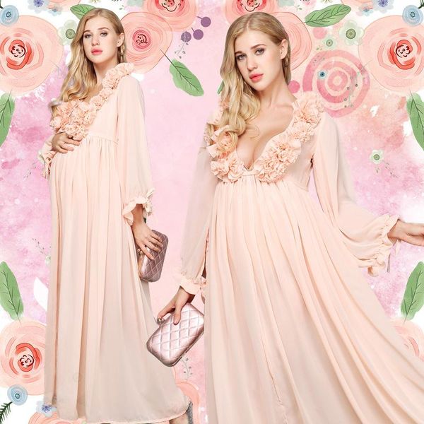 maternity dresses for po shoot long maxi dress women elegant jersey ruffle pregnancy flowers gown pography props, White
maternity dresses for po shoot long maxi dress women elegant jersey ruffle pregnancy flowers gown pography props, White