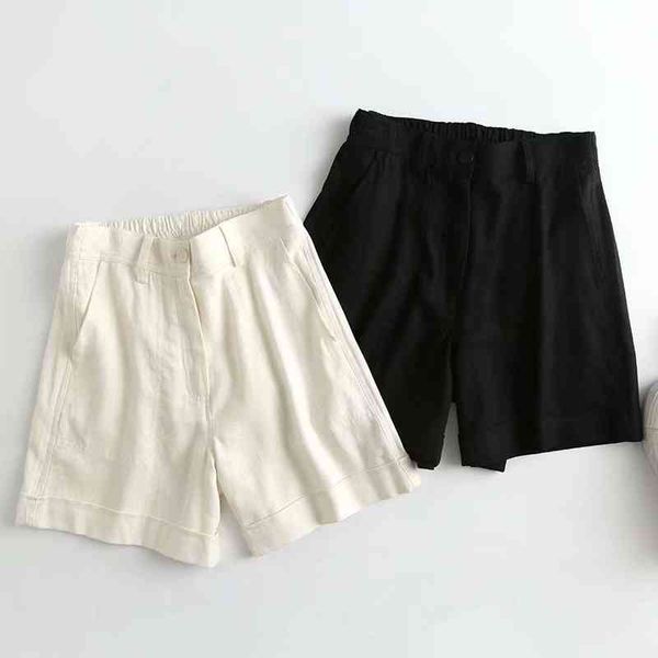 solid color shorts simple office lady basic high waist buttons pocket wide leg pants summer enlgand casual streetwear, Black;white
solid color shorts simple office lady basic high waist buttons pocket wide leg pants summer enlgand casual streetwear, Black;white