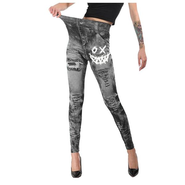 women's pants & capris women's halloween printed thin mid-waist high stretch jeans, Black;white
women's pants & capris women's halloween printed thin mid-waist high stretch jeans, Black;white