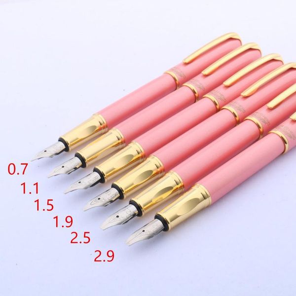 pink golden trim gothic parallel art body flat tip vinyl calligraphy 0.7 1.1 1.5 1.9 2.5 2.9 nib fountain pen pens
pink golden trim gothic parallel art body flat tip vinyl calligraphy 0.7 1.1 1.5 1.9 2.5 2.9 nib fountain pen pens