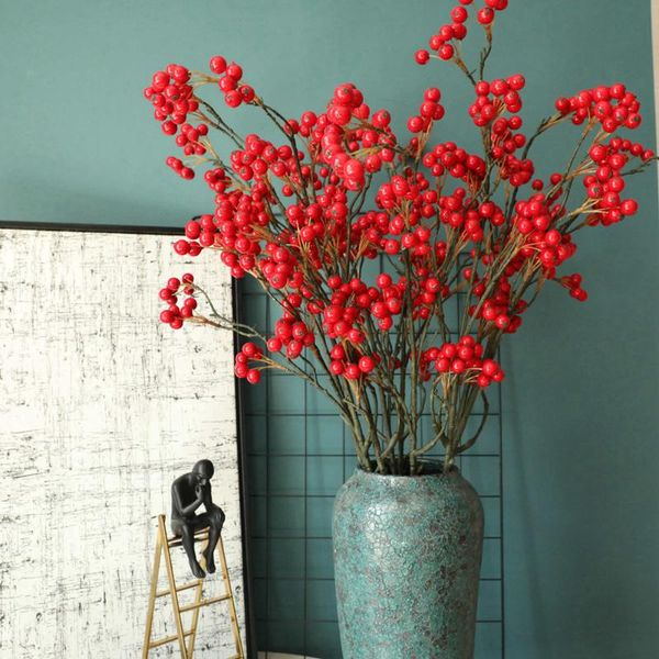 decorative flowers & wreaths small holly berry branch foam fruit artificial plants christmas decoration plant wall wedding backdrop decor ho
decorative flowers & wreaths small holly berry branch foam fruit artificial plants christmas decoration plant wall wedding backdrop decor ho