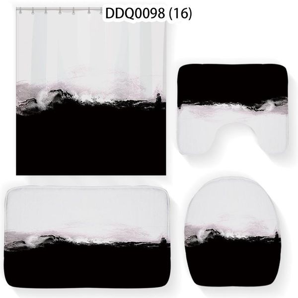 shower curtains black white ink waterproof bathroom curtain set non-slip rugs toilet lid cover carpet bath mat home decor
shower curtains black white ink waterproof bathroom curtain set non-slip rugs toilet lid cover carpet bath mat home decor