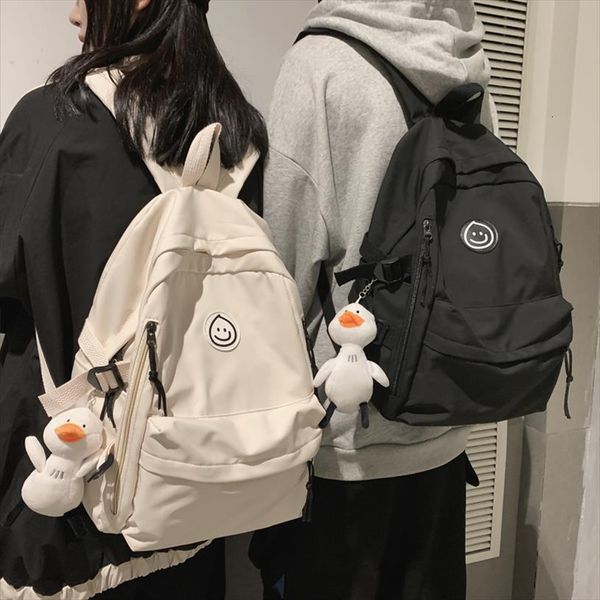 female simple couple backpack men women school backpacks for teens harajuku girls 14inch lapbags korean bookbag
female simple couple backpack men women school backpacks for teens harajuku girls 14inch lapbags korean bookbag