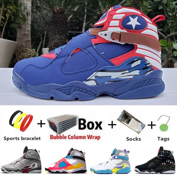 jumpman 8s mens basketball shoes 8 multi-color snowflake quai 54 three peat men women chaussures trainers sports sneakers with box 40-47
jumpman 8s mens basketball shoes 8 multi-color snowflake quai 54 three peat men women chaussures trainers sports sneakers with box 40-47