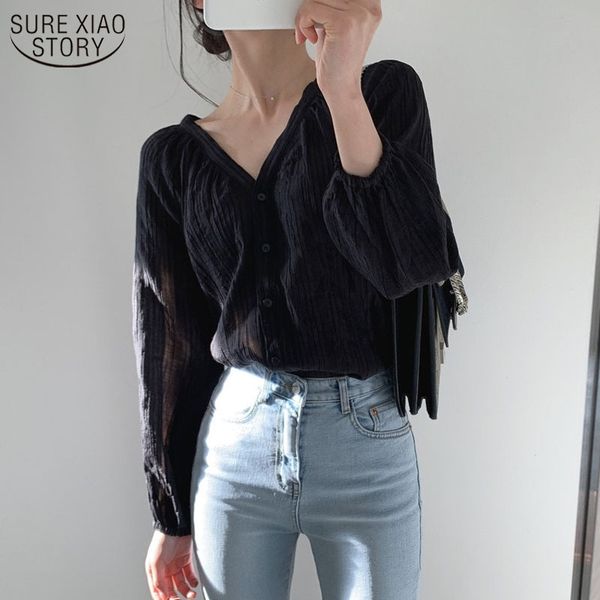 korean vintage blouses women long sleeve puff shirt for v-neck 's clothing loose 13509 210508, White
korean vintage blouses women long sleeve puff shirt for v-neck 's clothing loose 13509 210508, White