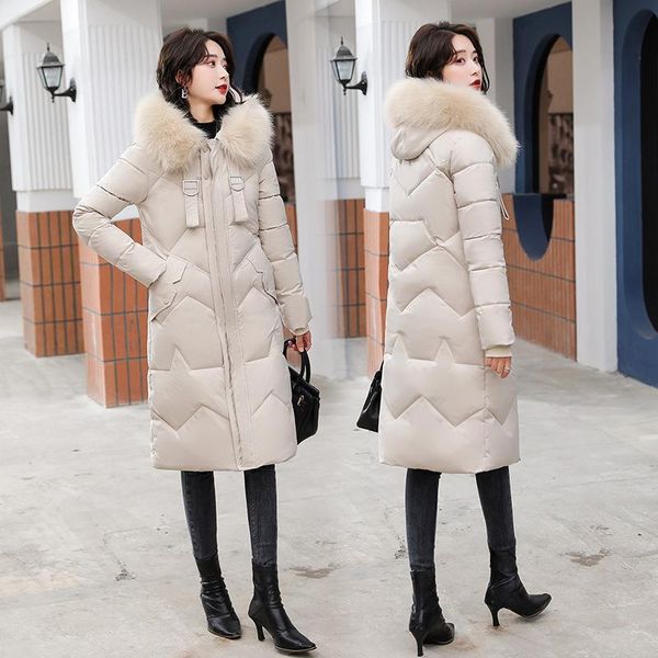 women's down & parkas large 5xl european, american and korean cotton clothes long wool collar women's thickened, Black
women's down & parkas large 5xl european, american and korean cotton clothes long wool collar women's thickened, Black