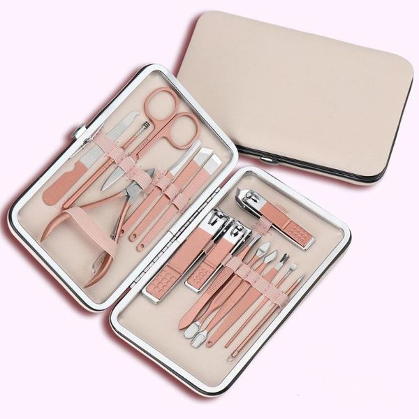 nail art kits 18pcs/set rose gold stainless steel clippers trimming tool set beauty scissors manicure pedicure kit
nail art kits 18pcs/set rose gold stainless steel clippers trimming tool set beauty scissors manicure pedicure kit