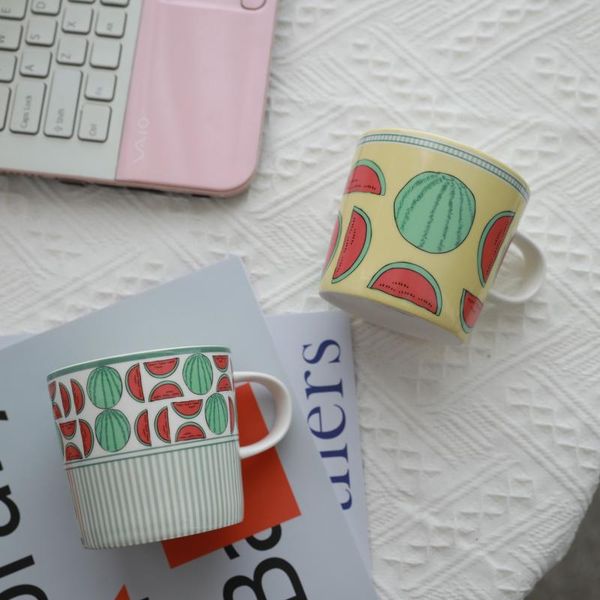 mugs summer happy fruit mug breakfast heat-resistant coffee large milk drinking cute and cups
mugs summer happy fruit mug breakfast heat-resistant coffee large milk drinking cute and cups