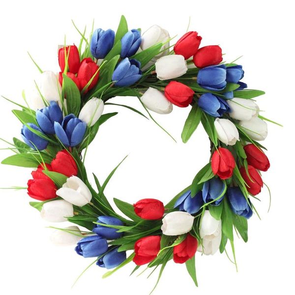 artificial tulip wreath american independence day patriotic for front door wall window wedding party home decor novelty items
artificial tulip wreath american independence day patriotic for front door wall window wedding party home decor novelty items