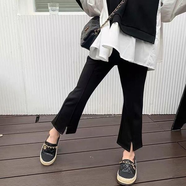 trousers 2021 girls fashion spring autumn kids slit flare pant teen slim pants cotton black 4 6 8 9 10 years, Blue
trousers 2021 girls fashion spring autumn kids slit flare pant teen slim pants cotton black 4 6 8 9 10 years, Blue