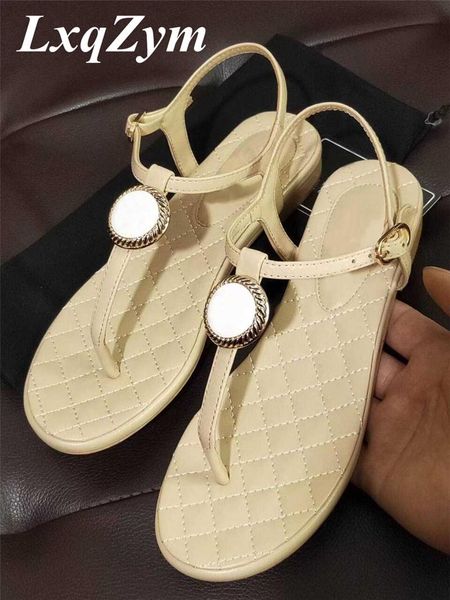 sandals designer women 2021 sheepskin fashion leisure beach flip-flops flat bottom round metal decor slides, Black
sandals designer women 2021 sheepskin fashion leisure beach flip-flops flat bottom round metal decor slides, Black