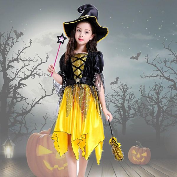 girl's dresses halloween sequins gauze tutu dress girls ball princess party gift cosplay costume+magic hat+ magic stick+bags outfits, Red;yellow
girl's dresses halloween sequins gauze tutu dress girls ball princess party gift cosplay costume+magic hat+ magic stick+bags outfits, Red;yellow
