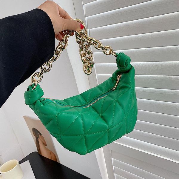 evening bags brand designer women's shoulder pu leather female bag thick chain lingge underarm handbag tote 2021 women handbags
evening bags brand designer women's shoulder pu leather female bag thick chain lingge underarm handbag tote 2021 women handbags
