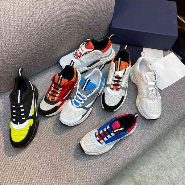 2021 designer b22 sneaker white leather calfskin sneakers technical knit women platform sneakers blue grey designer shoes with box, Black
2021 designer b22 sneaker white leather calfskin sneakers technical knit women platform sneakers blue grey designer shoes with box, Black