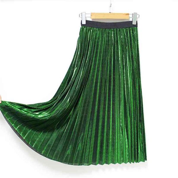 autumn & winter arrival metallic flash pleated skirt bright color stretch knit bronzing high waist 210527, Black
autumn & winter arrival metallic flash pleated skirt bright color stretch knit bronzing high waist 210527, Black