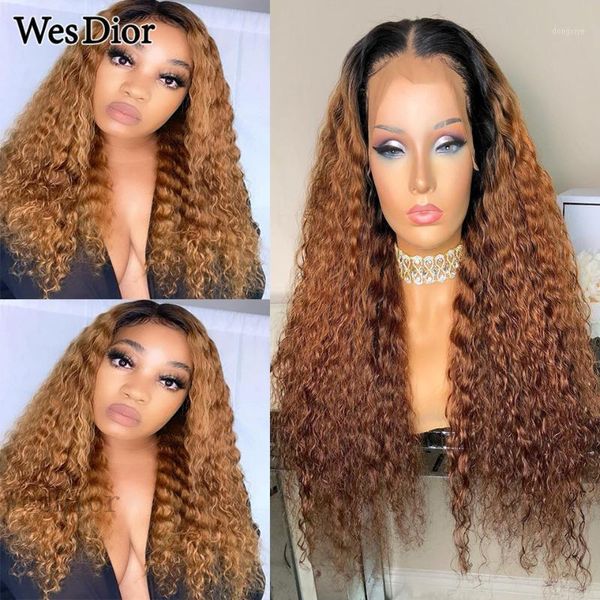 ombre kinky curly lace wigs for women 4x4 brown brazilian human hair wig density 180 colored 13x1 part wig1, Black;brown
ombre kinky curly lace wigs for women 4x4 brown brazilian human hair wig density 180 colored 13x1 part wig1, Black;brown