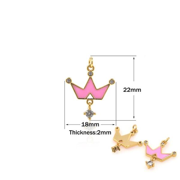 charms cute enamel crown pendant necklace earrings keychain diy bracelet making amulet princess jewelry accessories charm, Bronze;silver
charms cute enamel crown pendant necklace earrings keychain diy bracelet making amulet princess jewelry accessories charm, Bronze;silver