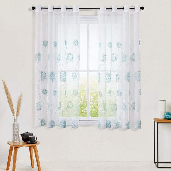 sheer curtain for window short voile tulle kitchen bedroom living room embroidered panel half-window home decor & drapes
sheer curtain for window short voile tulle kitchen bedroom living room embroidered panel half-window home decor & drapes